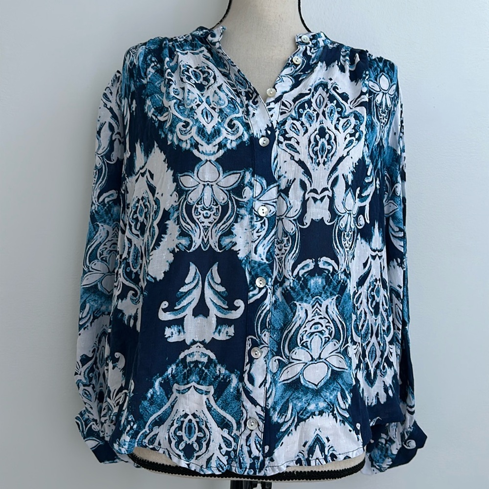 HHBB Haute Hippie Buttoned Blouse